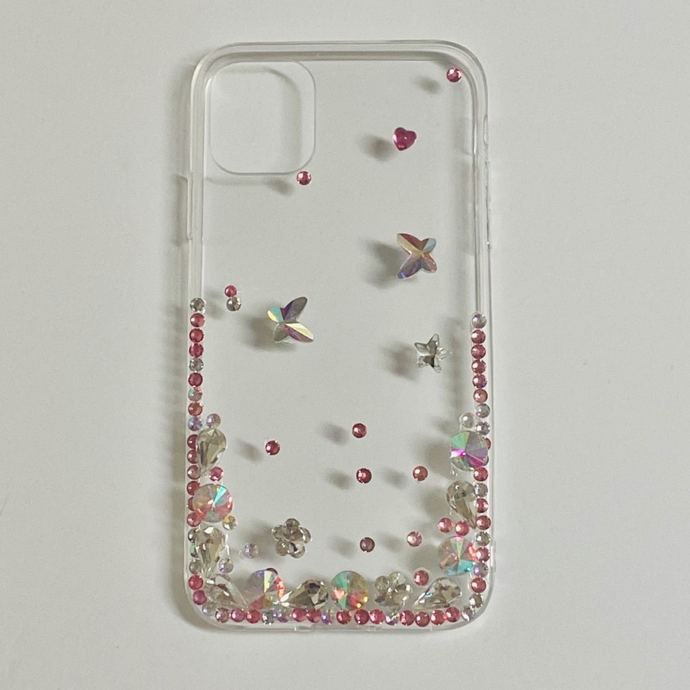 IPhone 11 Pro Butterfly Rhinestone Bling Case - Picture 2 of 5
